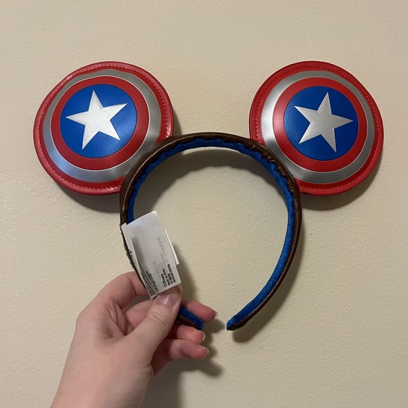 Marvel Captain America Mickey Headband - Picture 2 of 5